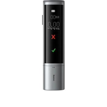 Elektroniczny alkomat cyfrowy Pro Series bezprzewodowy 470mAh - szary