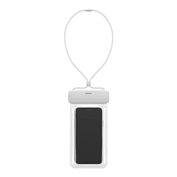 Uniwersalny wodoodporny pokrowiec etui na telefon max 7.2'' na basen nad wodę biały