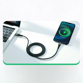 Kabel przewód do iPhone USB-C - Lightning Power Delivery 20W 2.4A 1.2m czerwony