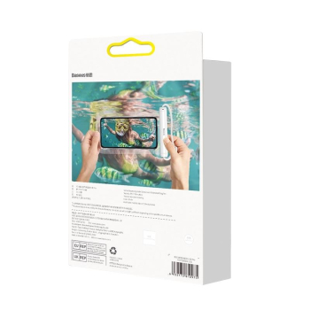 Wodoodporne etui pokrowiec na telefon Slide-cover biały