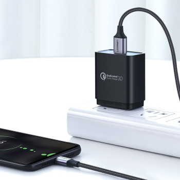 Kabel przewód USB - micro USB 2m szary