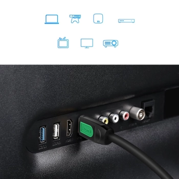 Kabel przewód HDMI 2.0 4K 60Hz 30AWG 2m czarny