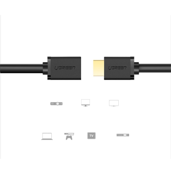 Przedłużacz do kabla przewodu HDMI 1.4v 4K 60Hz 30AWG 2m czarny