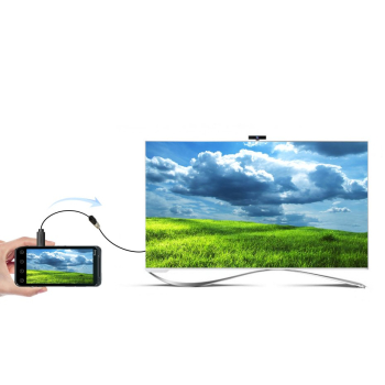 Kabel przewód przejściówka HDMI - micro HDMI 20cm czarny