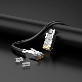 Wtyk modularny wtyczka RJ45 8P8C Cat 6A / 7 - ZESTAW 10szt.