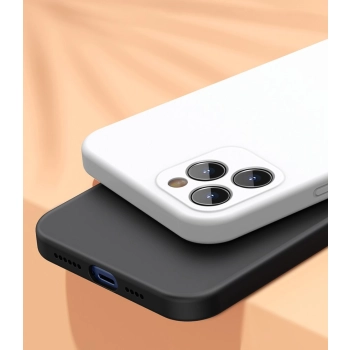 Elastyczne żelowe etui do iPhone 12 Pro Max Liquid Silica Gel Case czerwony