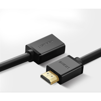 Przedłużacz przejściówka kabla HDMI 4K 10.2 Gbps 340Mhz 0.5 m czarny