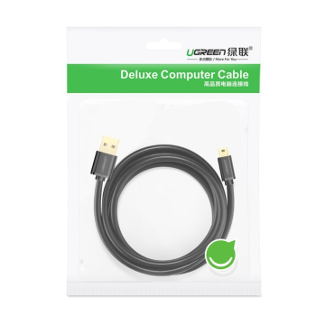 Kabel przewód USB - mini USB 480 Mbps 1.5m czarny