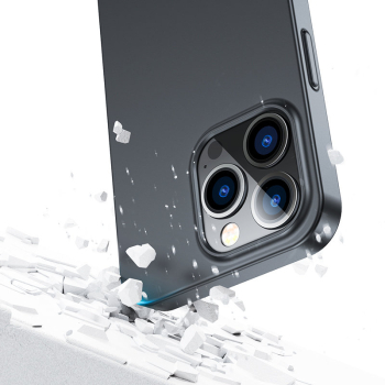 Etui pokrowiec do iPhone 13 Pro obudowa na tył i przód + szkło hartowane czarny