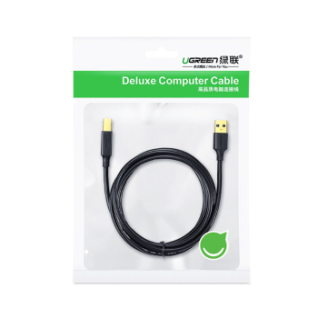 Kabel przewód USB Typ B do drukarki męski - USB 2.0 męski 480Mbps 1m czarny