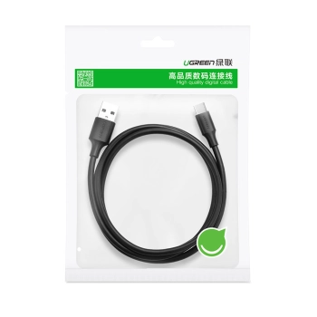 Kabel przewód przejściówka USB - USB-C Quick Charge 3.0 3A 0.25m czarny