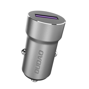 Szybka ładowarka samochodowa USB do gniazda zapalniczki 5A 22,5W QC VOOC szary