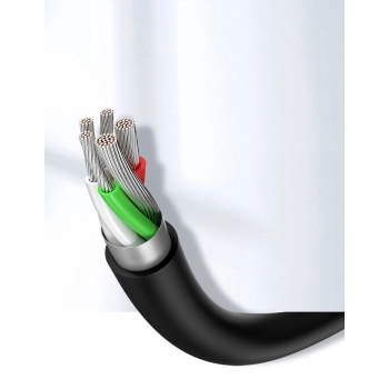 Kabel przewód USB - USB-C 2A 0.5m czarny