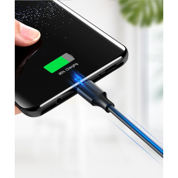 Kabel przewód USB - USB-C 2A 1m czarny