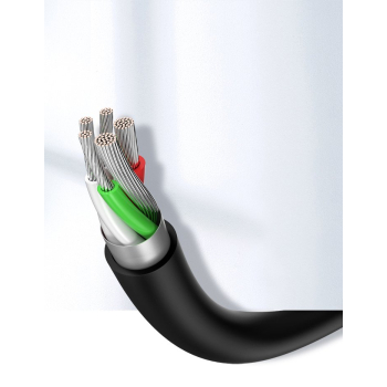 Kabel przewód USB - USB-C 2A 1m czarny
