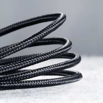 Kabel przewód w mocnym oplocie USB - USB-C QC 3.0 3A 2m szary