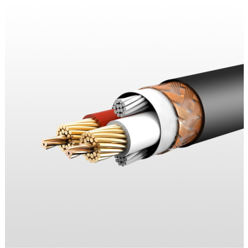 Przedłużacz kabla przewodu audio do mikrofonu XLR 2m czarny