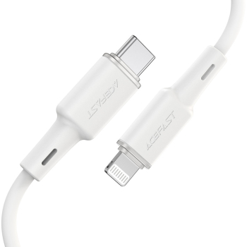 Kabel przewód do iPhone MFI USB-C - Lightning 30W 3A 1.2m czarny