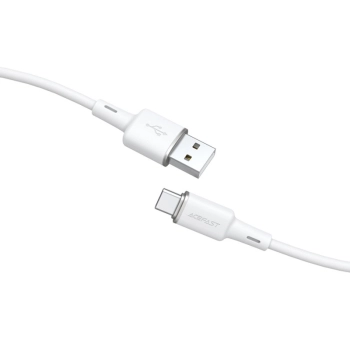 Kabel przewód USB - USB-C 3A 1.2m biały