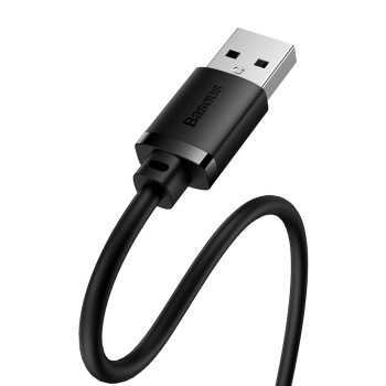 Przedłużacz kabla przewodu USB 2.0 0.5m czarny