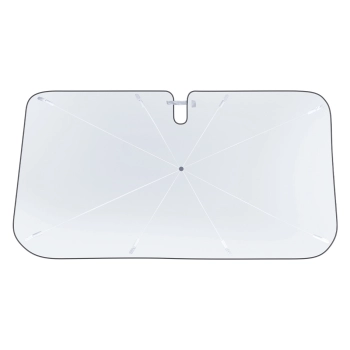 Parasol przeciwsłoneczny odblaskowy na przednią szybę do auta CoolRide 131x69cm czarny