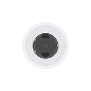 Apple oryginalna przejściówka na słuchawki ze złącza Lightning na mini jack 3.5mm biała