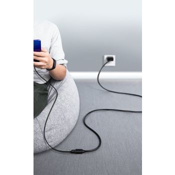 Przedłużacz kabla przewodu USB 3.0 1m czarny