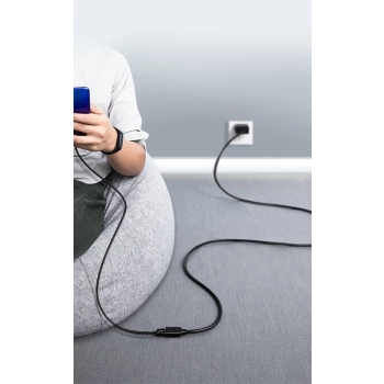 Przedłużacz kabla przewodu USB 3.0 1m czarny