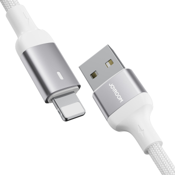 Kabel przewód do iPhone A10 Series USB - Lightning 2.4A 2m biały