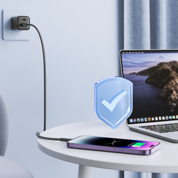 Kabel przewód do iPhone Surpass Series USB - Lightning 2.4A 2m czarny