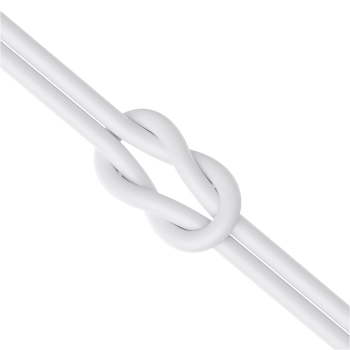 Słuchawki przewodowe douszne mini jack 3.5mm z pilotem sterowania białe