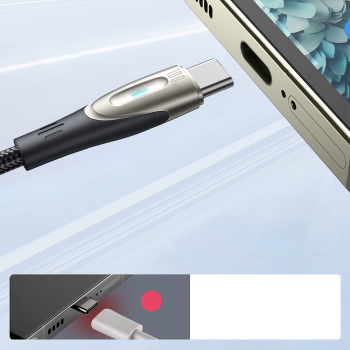 Kabel przewód w oplocie Pioneer Series USB-A - USB-C 100W 1.2m czarny