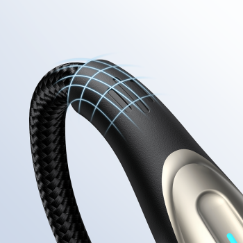 Kabel przewód w oplocie Pioneer Series USB-C 240W 1.2m czarny
