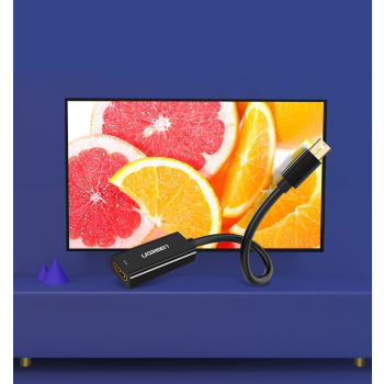 Adapter przejściówka FHD Mini DisplayPort (męski) na HDMI (żeński) biały