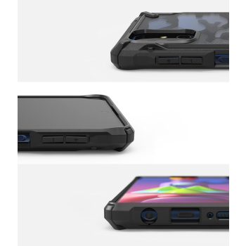 Wytrzymałe wzmacniane etui do telefonu GALAXY M51 FUSION X czarny