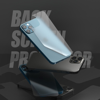 Matowa folia ochronna na tył iPhone 12 Pro Max ID Back Matte Film ZESTAW 2szt