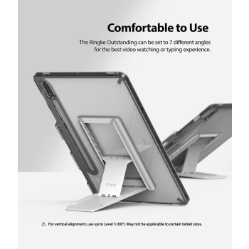 Sztywne etui z żelową ramką i podstawką do Galaxy Tab S7 11'' Fusion Combo Outstanding szary