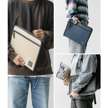 Etui saszetka torba organizer na laptopa tablet do 13'' Smart Zip Pouch beżowy