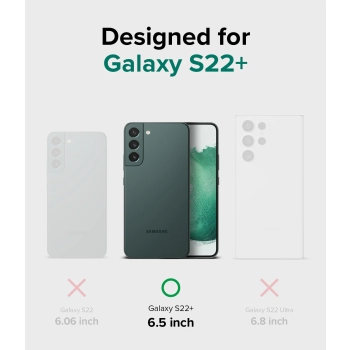 Etui z kieszonką na kartę dokumenty do Galaxy S22+ Fusion Card przezroczysty