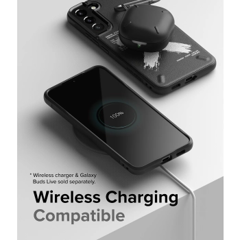 Wytrzymałe etui pokrowiec Galaxy S22+ Onyx Design X czarny