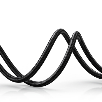 Kabel przewód kątowy audio 2x mini jack 3.5mm 0.5m niebieski