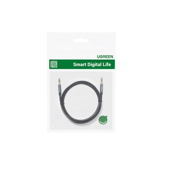 Kabel przewód kątowy audio 2x mini jack 3.5mm 0.5m niebieski