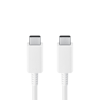 Kabel przewód USB-C - USB-C 5A 480Mb/s 1.8m biały