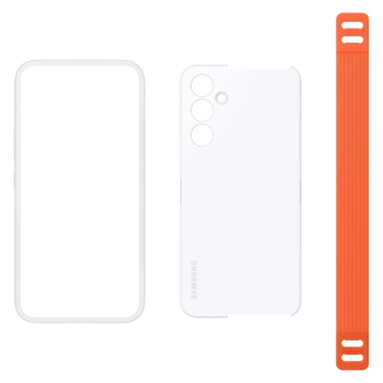 Etui pokrowiec z paskiem Samsung Galaxy A54 5G Haze Grip Case białe