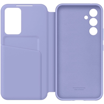 Etui pokrowiec z klapką okienkiem portfel na kartę Galaxy A54 5G Smart View Wallet niebieskie