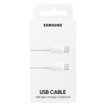 Kabel przewód Samsung USB-C 480Mb/s 5A 1m biały