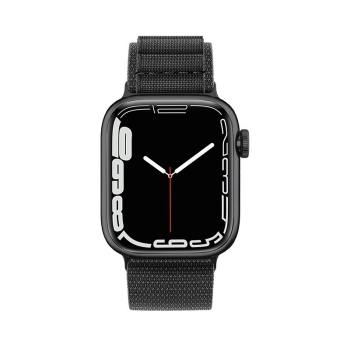 Pasek ze stalową sprzączką Alpine do Apple Watch 42 / 44 / 45 / 49 mm czarny
