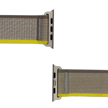 Pasek z rzepem Trail do Apple Watch 42 / 44 / 45 / 49 mm ciemnoszary