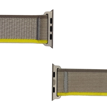 Pasek z rzepem Trail do Apple Watch 42 / 44 / 45 / 49 mm ciemnoszary