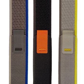 Pasek z rzepem Trail do Apple Watch 42 / 44 / 45 / 49 mm ciemnoszary